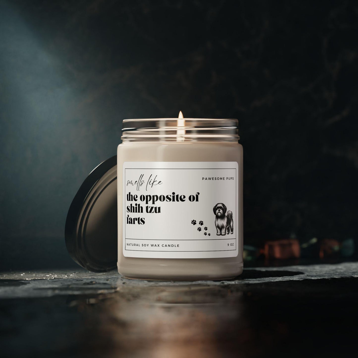 Smells Like the Opposite of Shih Tzu Farts Candle