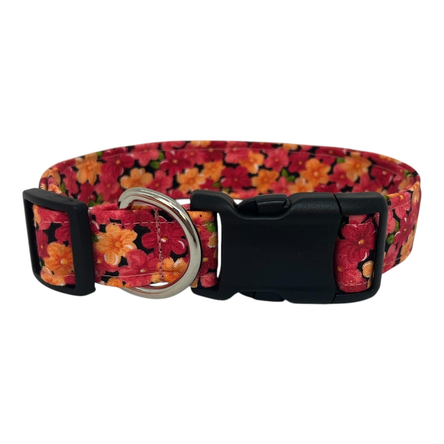 Spring Floral Dog Collar with Flower