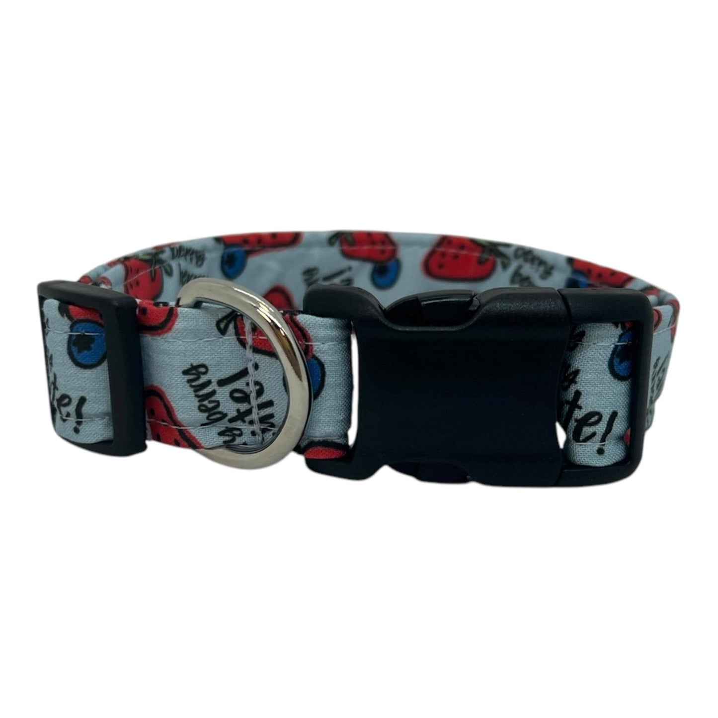 Berry Berry Cute Dog Collar with Flower
