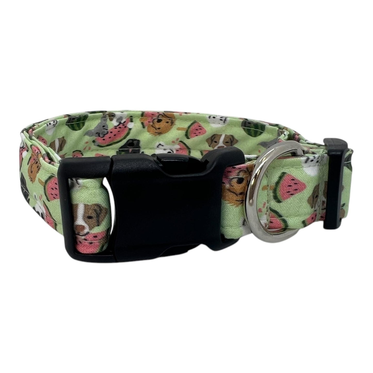 Summer Watermelon Dog Collar with Embellishment