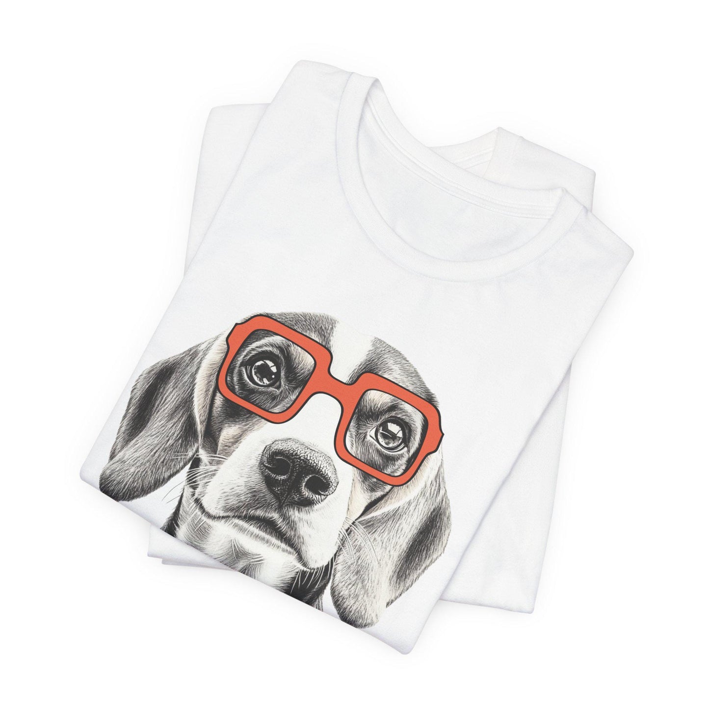Beagle in Glasses Shirt