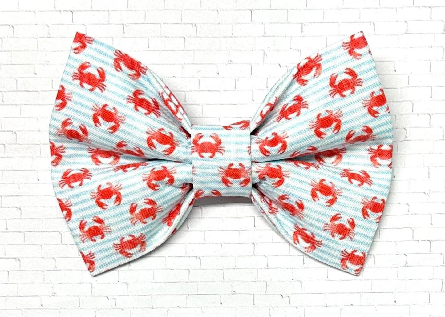Dog Bow Tie, Bow Tie for Dog, Crab Dog Bow Tie, Doggie Bow Tie, Dog Bow Tie, Dog Collar Accessory, Nautical Dog Bow Tie, Coastal Dog Bow Tie