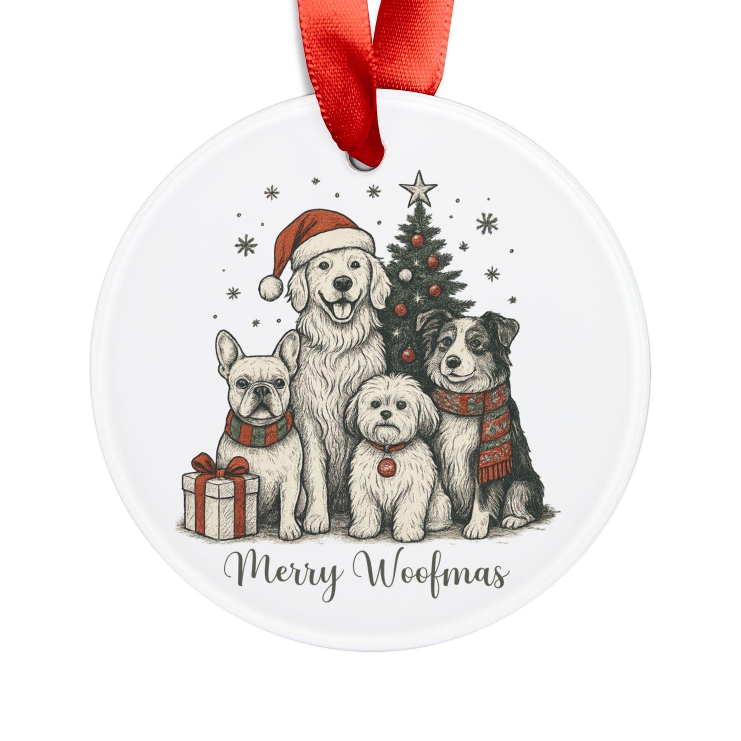 Merry Woofmas Ornament