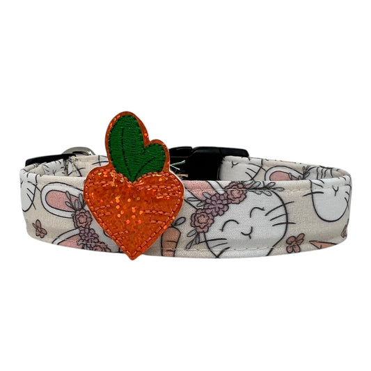 Easter Bunny Dog Collar with Embellishment