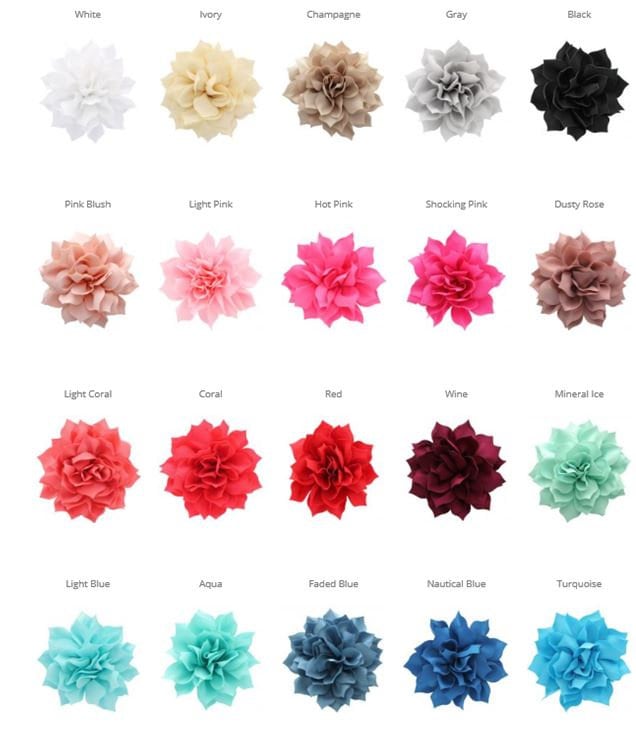 Snowflake Embellished Flower