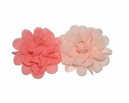 2 Inch Chiffon Rose Collar Flower