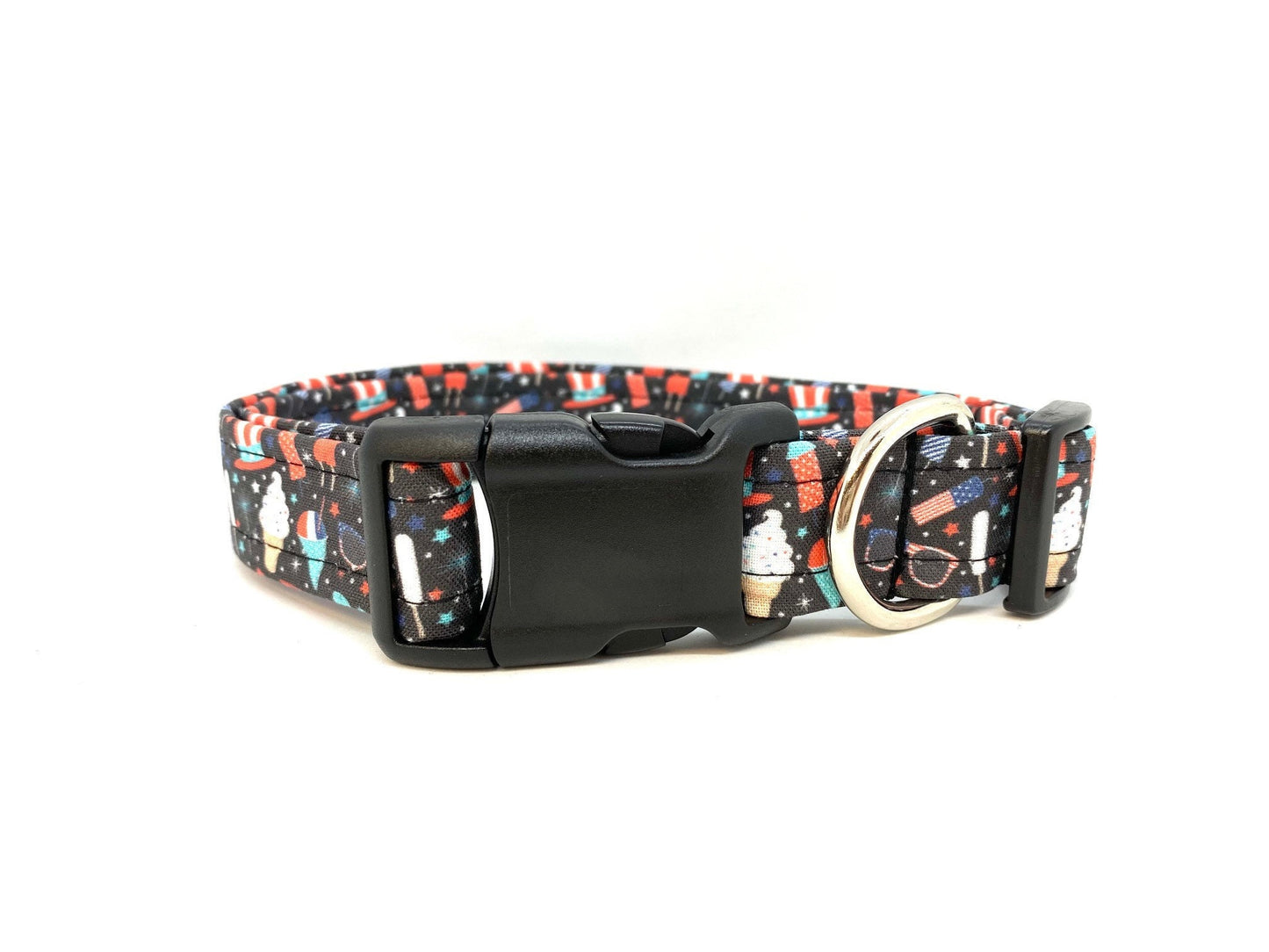 Patriotic Dog Collar, American Summer Dog Collar, 4th of July Dog Collar, Memorial Day Dog Collar, Labor Day Dog Collar, Patriotic, American