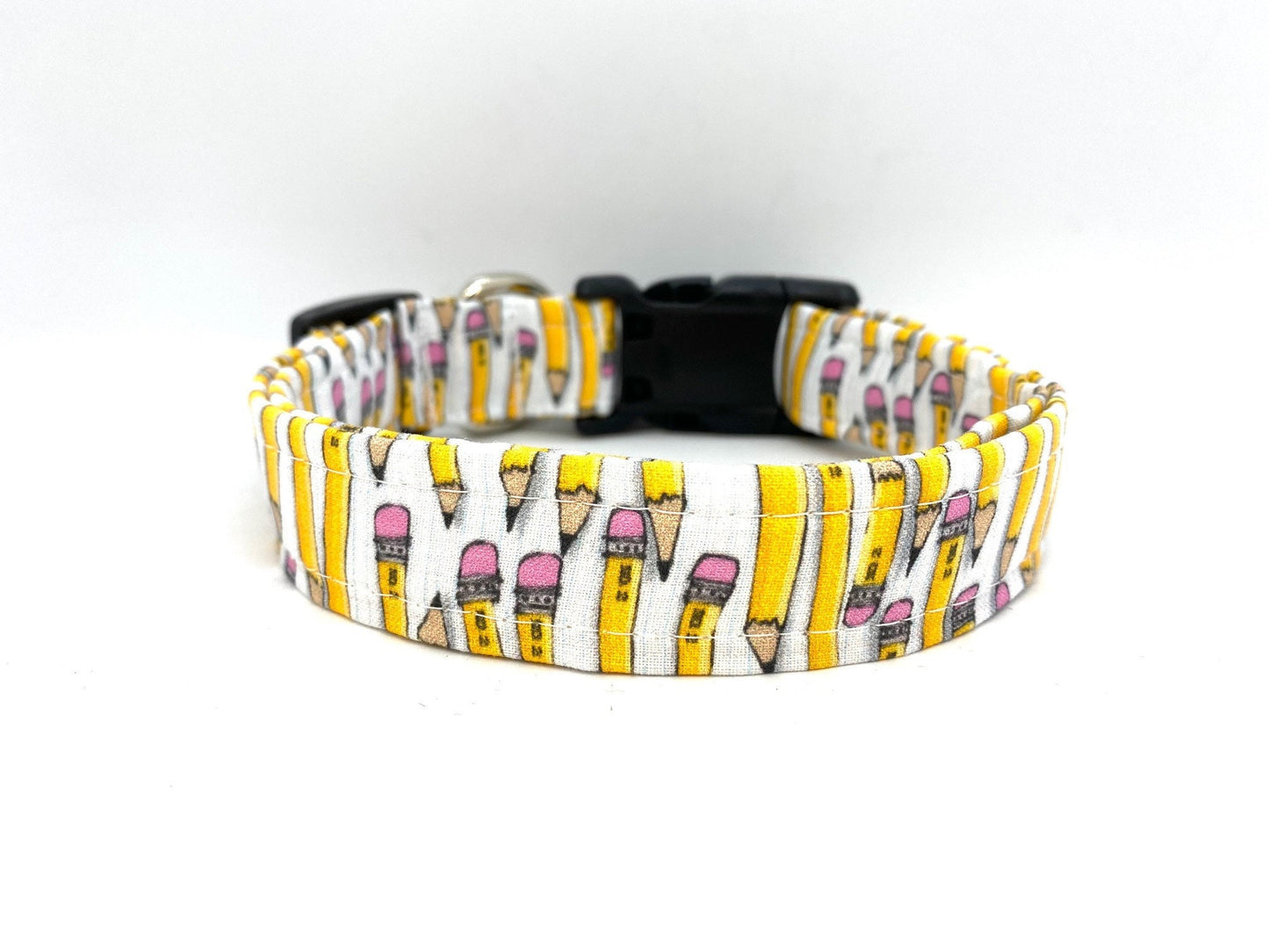 Pencil Dog Collar with Flower