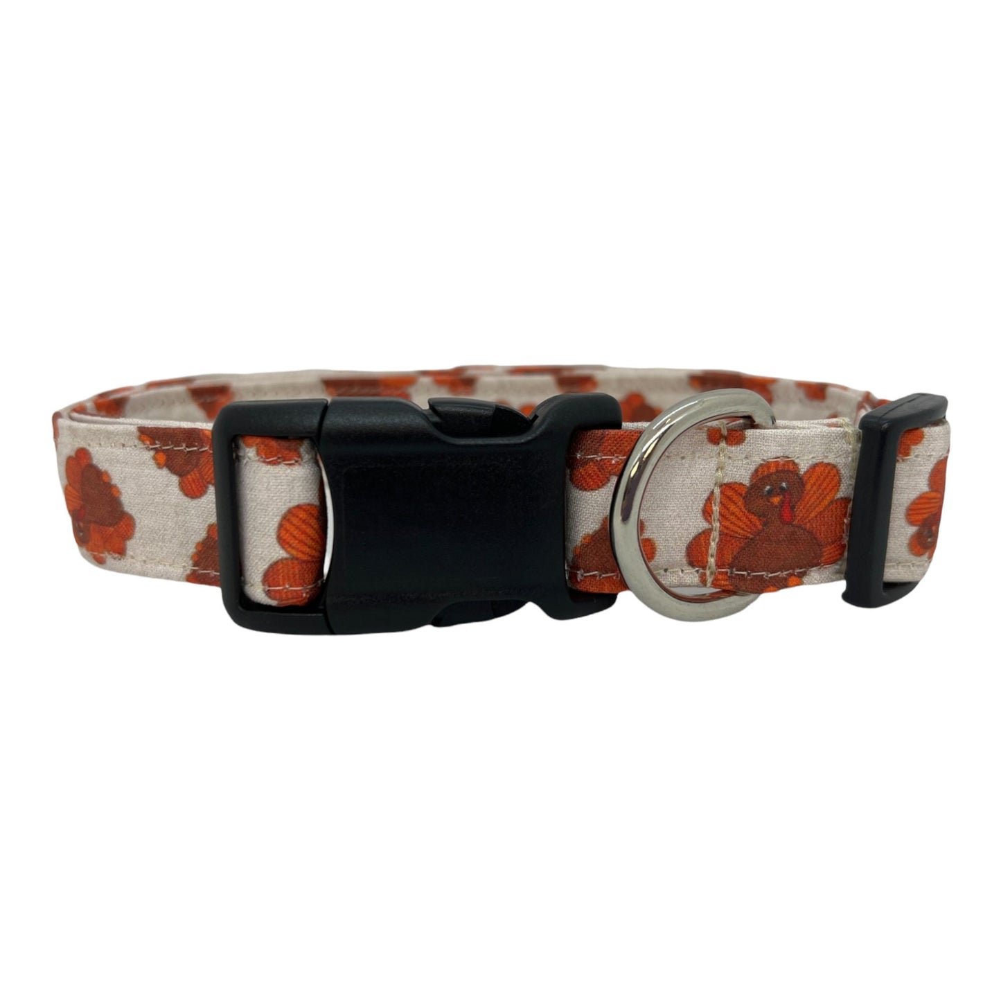 Thanksgiving Turkey Dog Collar with Flower