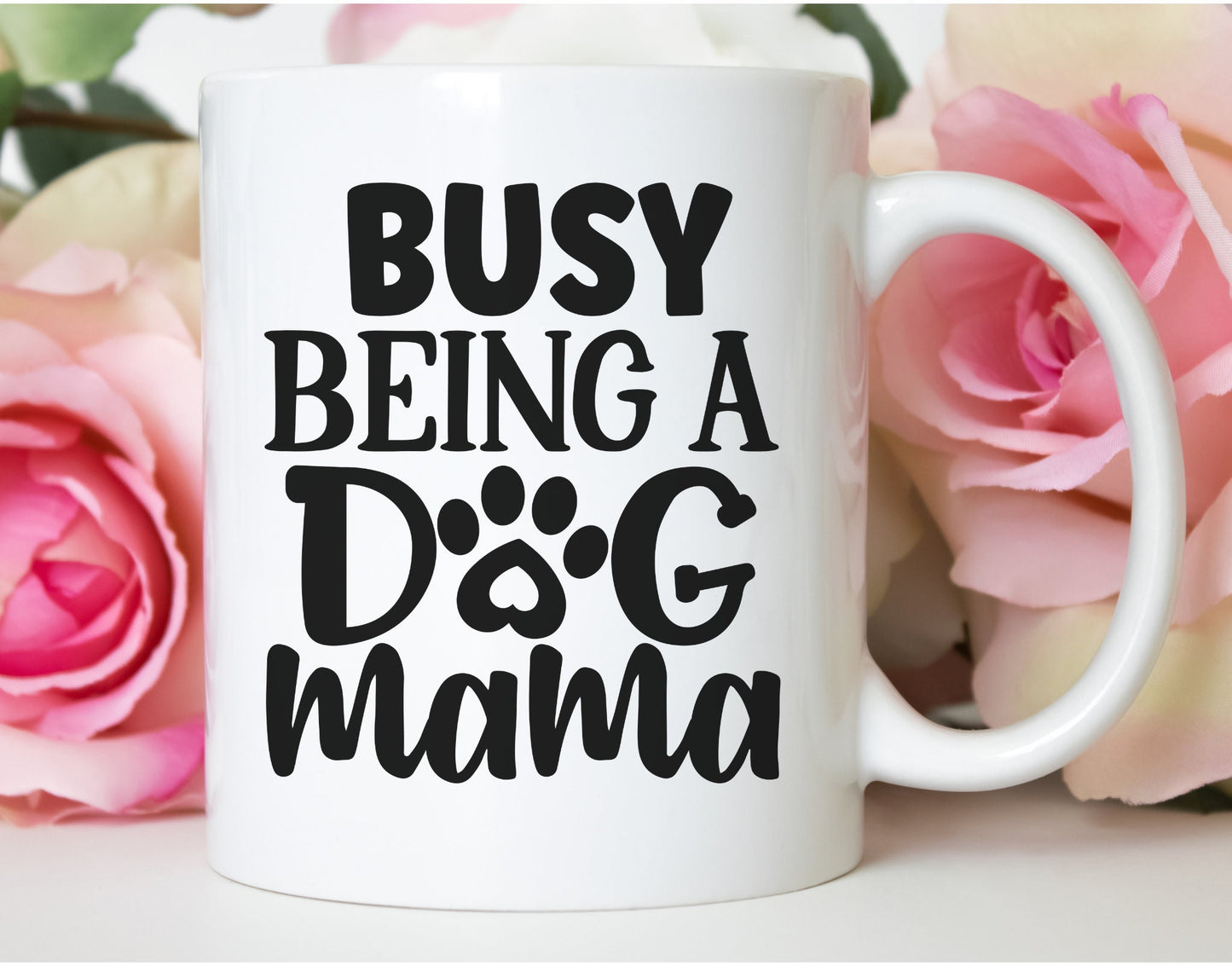 Busy Being a Dog Mama Coffee Mug