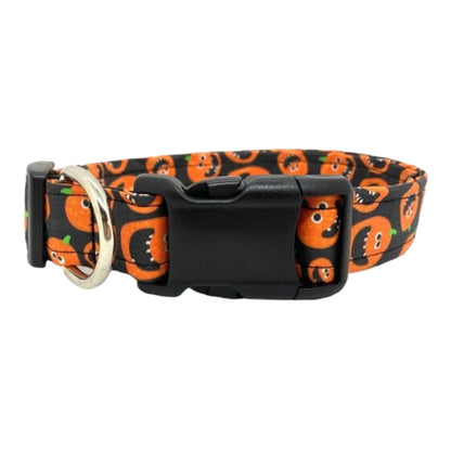Halloween Jack O' Lantern Pumpkin Dog Collar