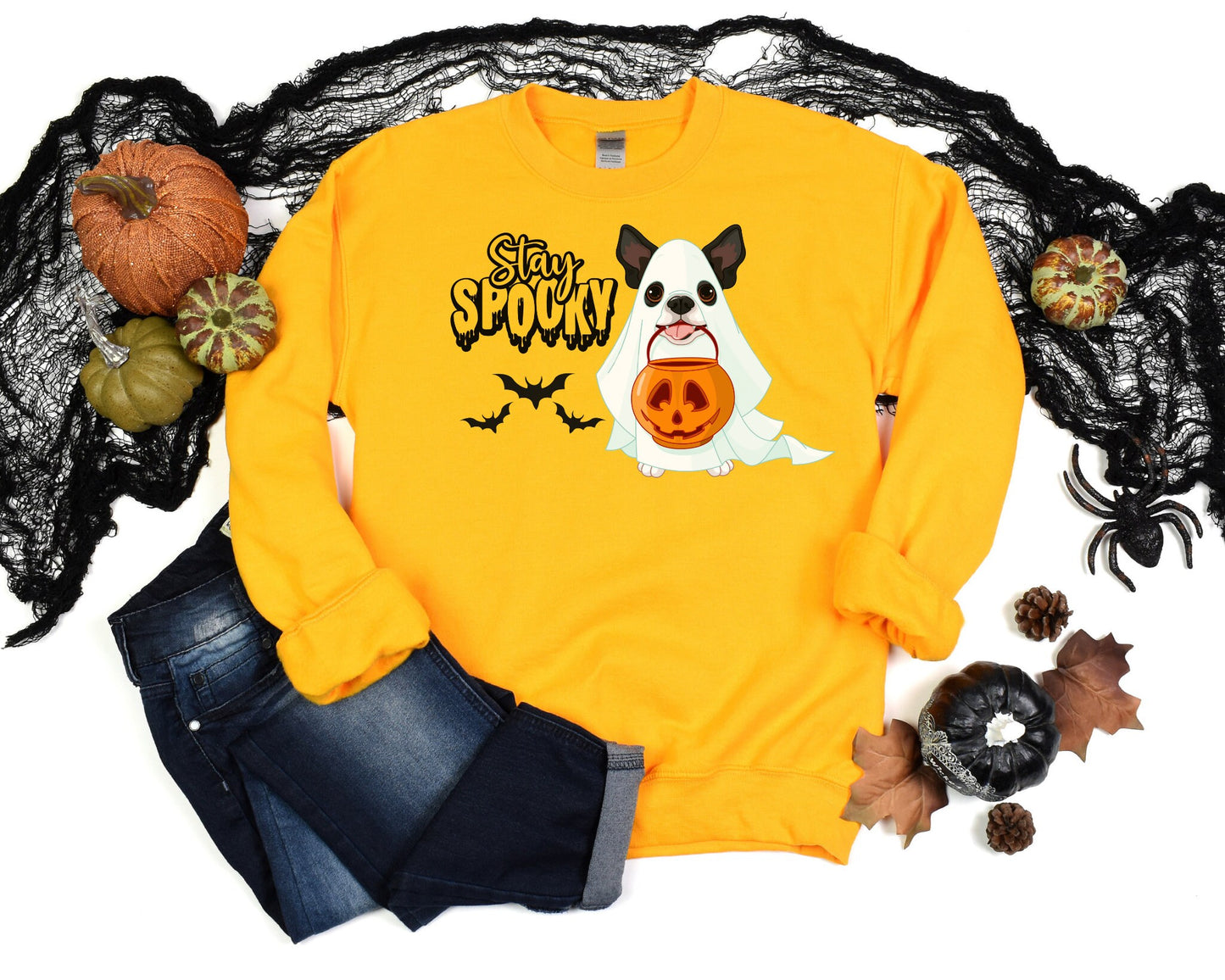 Stay Spooky Halloween Dog Sweatshirt