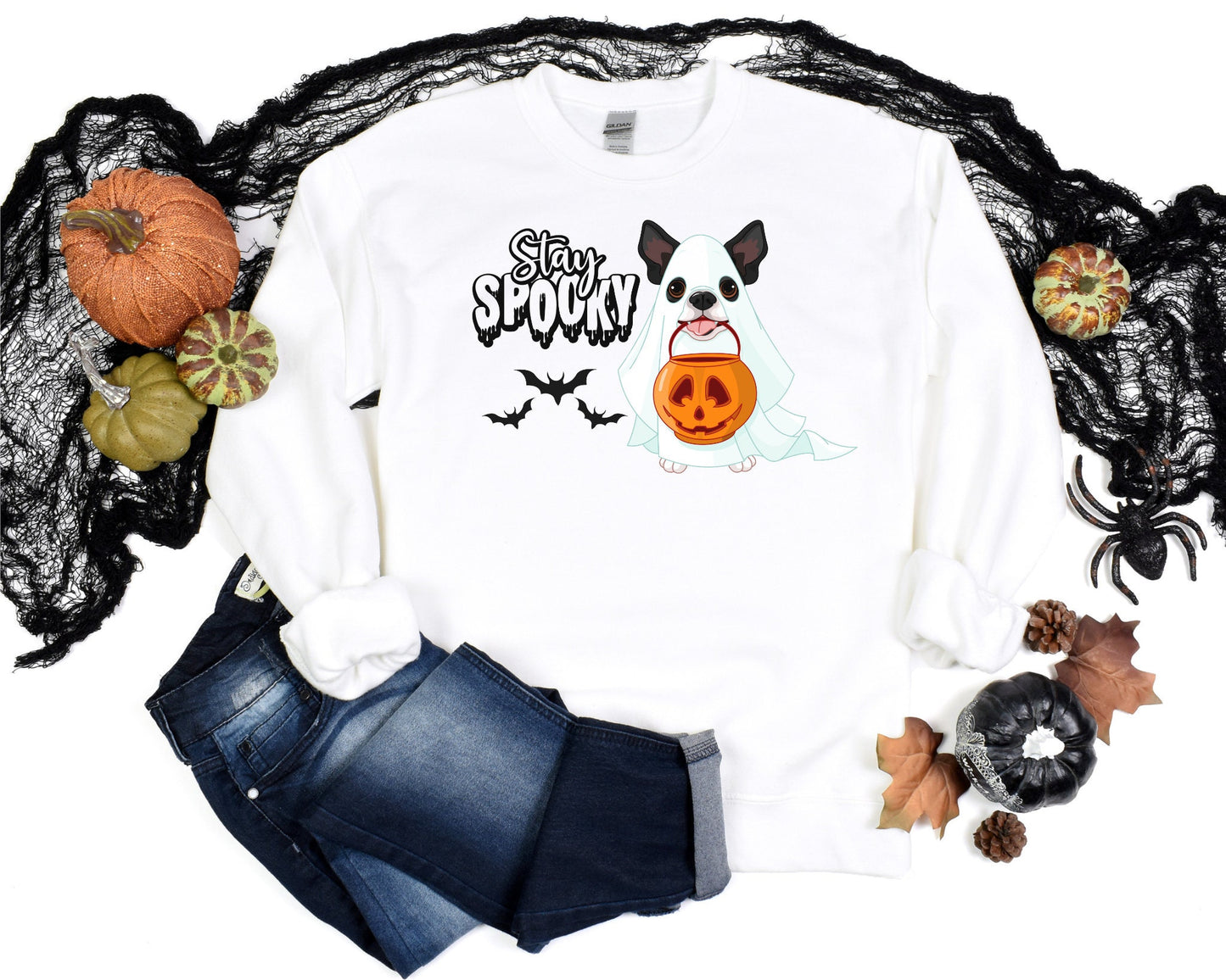 Stay Spooky Halloween Dog Sweatshirt