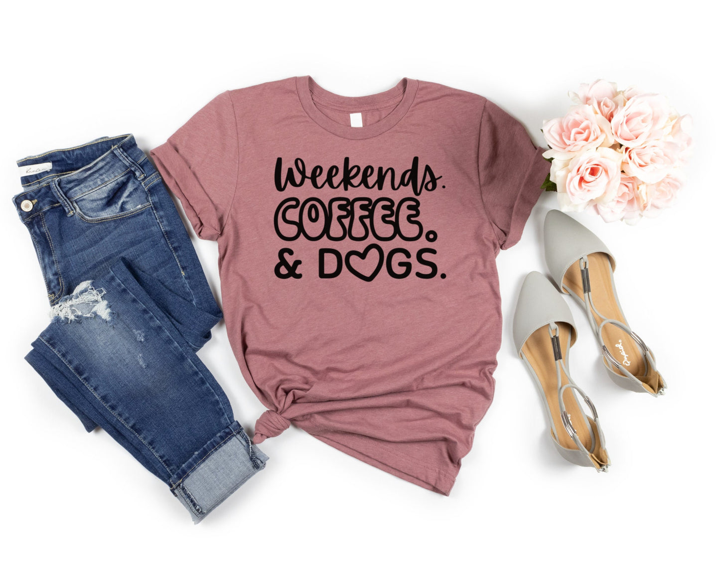 Weekends, Coffee & Dogs T-Shirt