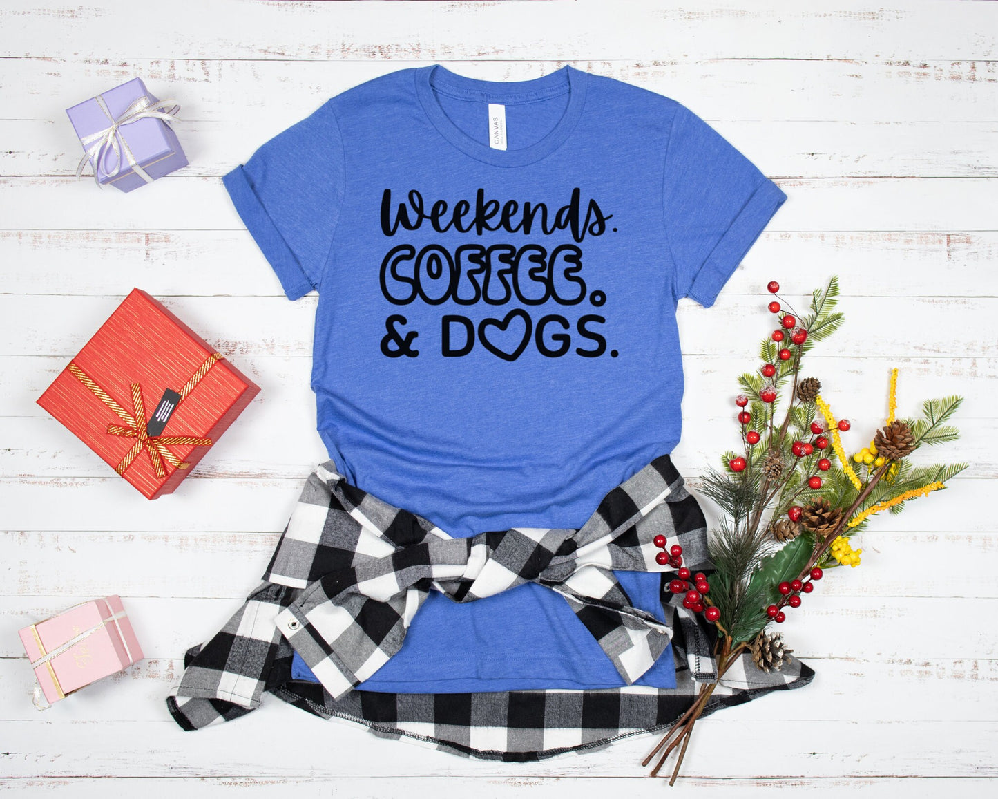 Weekends, Coffee & Dogs T-Shirt