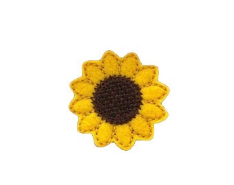 Sunflower Dog Collar Embellishment