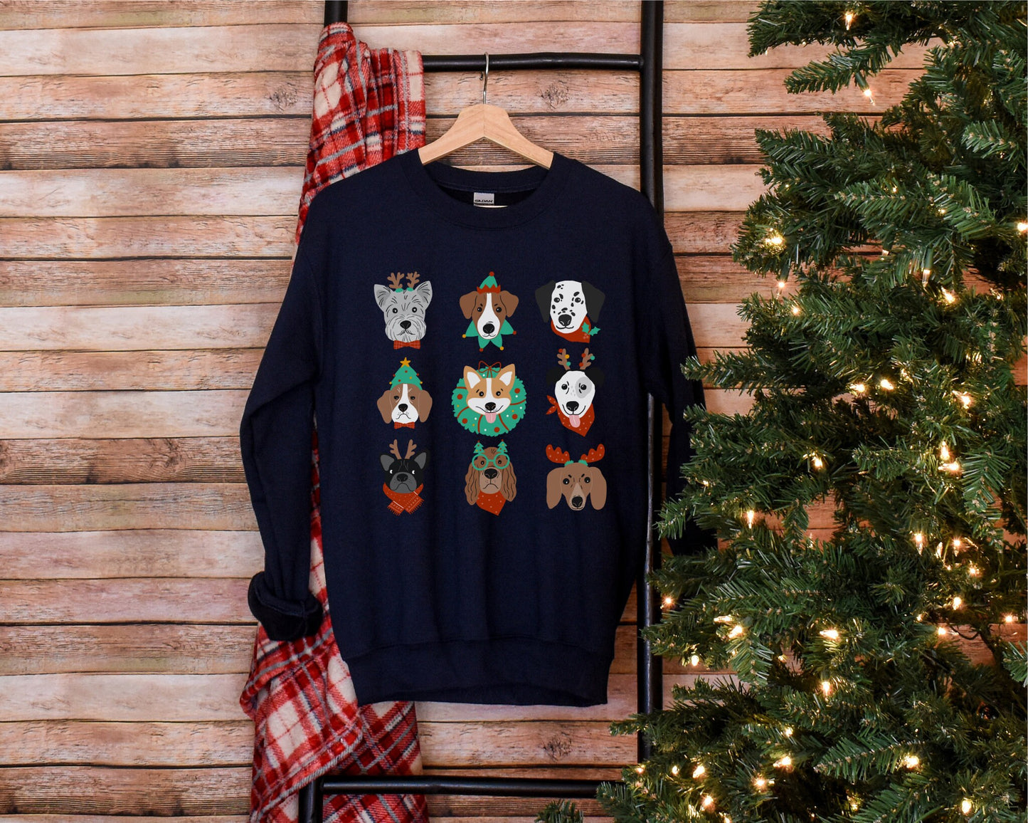 Festive Christmas Dog Sweatshirt