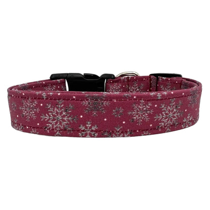 Snowflake Dog Collar with Embellishment