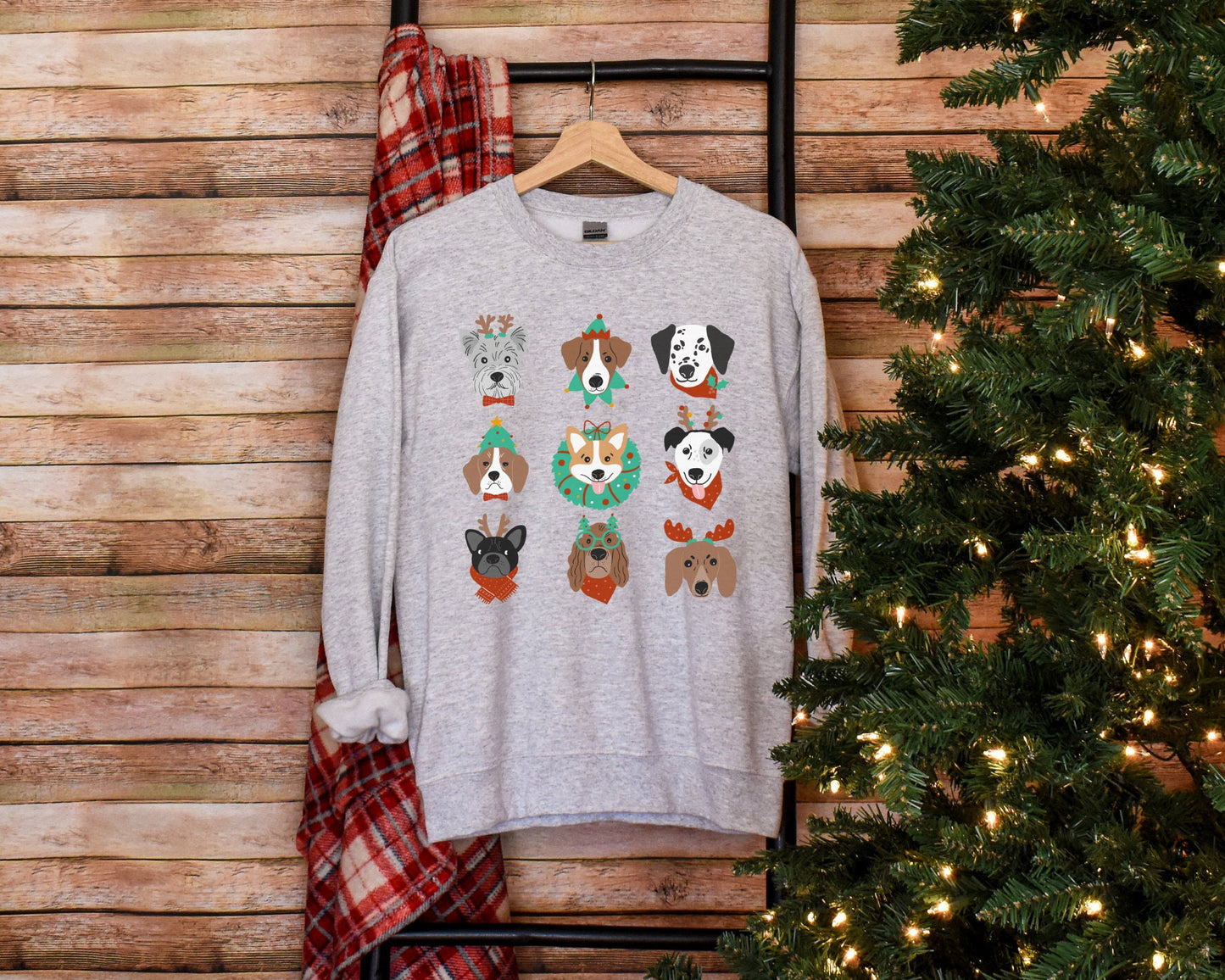 Festive Christmas Dog Sweatshirt