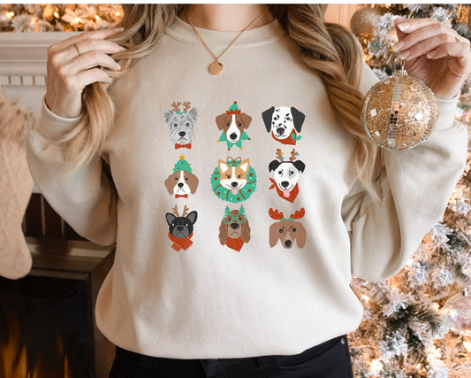 Festive Christmas Dog Sweatshirt
