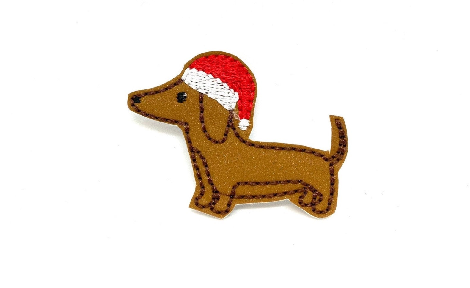 Dog collar embellishment with sparkle detail on white background