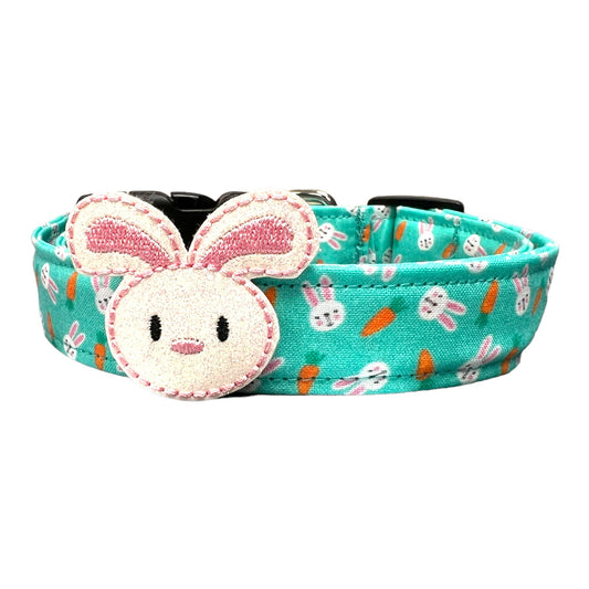 Easter Bunny Dog Collar with Embellishment