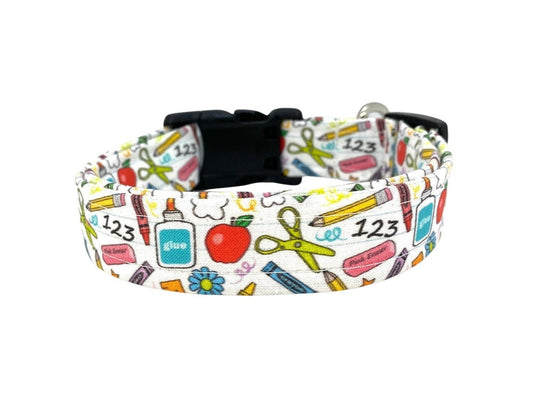 Back to School Dog Collar