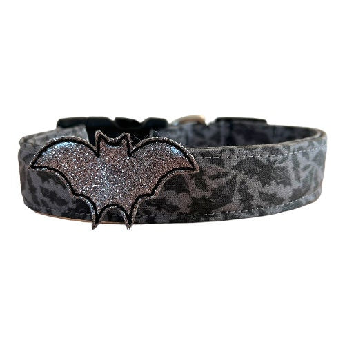 Halloween Dog Collar, Halloween X-Ray Dog Collar with Skeleton, Skull Dog Collar, Trick or Treat Collar, Pumpkin Dog Collar, Bat Dog Collar