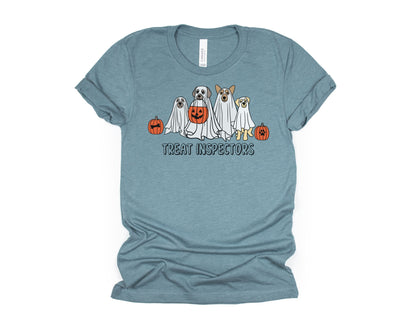 Halloween Shirt, Halloween T-Shirt, Ghost Shirt, Halloween Dog Shirt, Ghost Dog Shirt, Dog Treat Inspectors, Cute Spooky Season, Ghost Dogs
