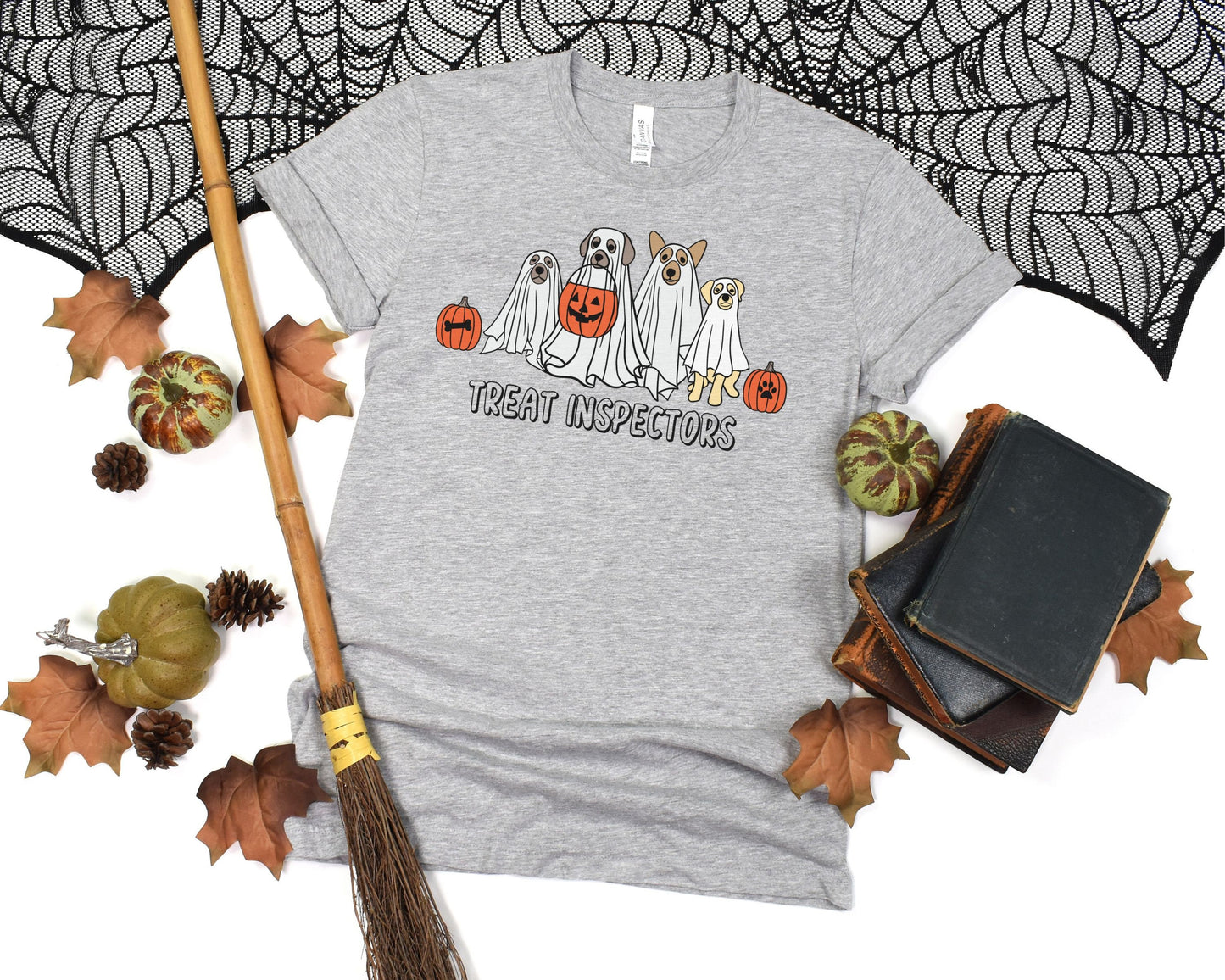 Halloween Shirt, Halloween T-Shirt, Ghost Shirt, Halloween Dog Shirt, Ghost Dog Shirt, Dog Treat Inspectors, Cute Spooky Season, Ghost Dogs