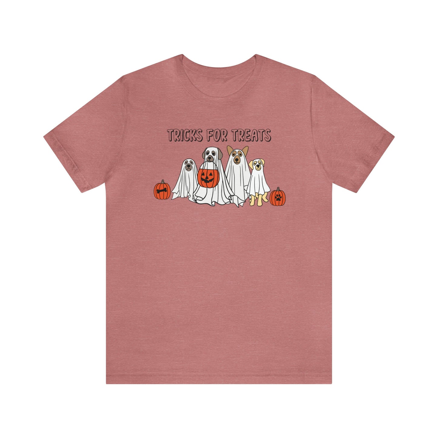 Halloween Shirt, Halloween T-Shirt, Ghost Shirt, Halloween Dog Shirt, Ghost Dog Shirt, Tricks for Treats, Cute Spooky Season, Ghost Dogs