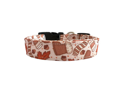Cozy Season Essentials Dog Collar with Embellishment