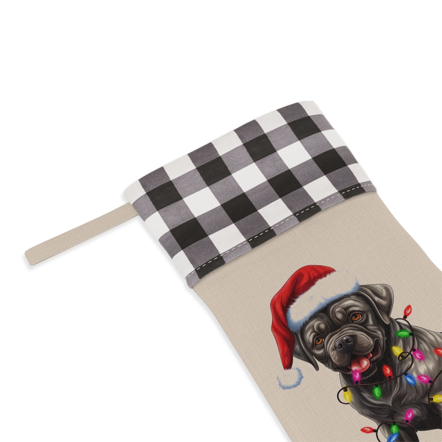 Personalized Cane Corso Dog Christmas Stocking