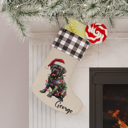 Personalized Cane Corso Dog Christmas Stocking