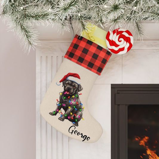 Personalized Cane Corso Dog Christmas Stocking