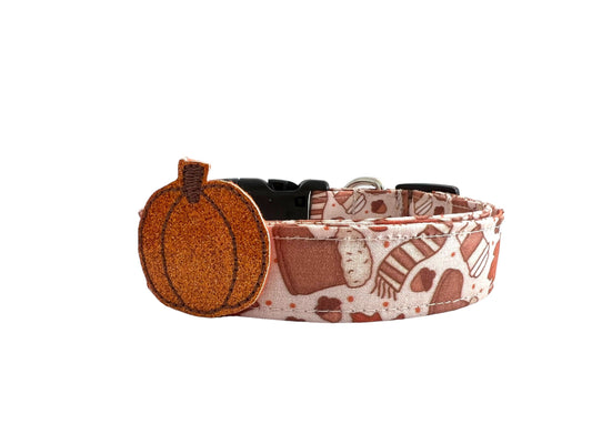Cozy Season Essentials Dog Collar with Embellishment