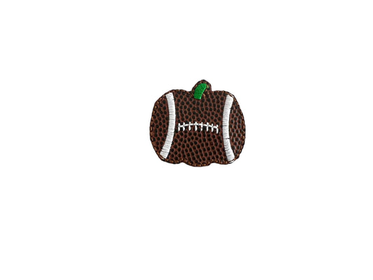 Football Pumpkin Dog Collar Embellishment, Halloween Dog Collar Embellishment, Fall Pumpkin Embellishment, Halloween Dog Collar Accessory