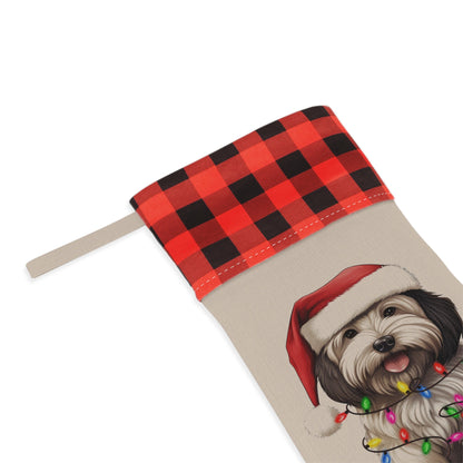 Personalized Havanese Dog Christmas Stocking