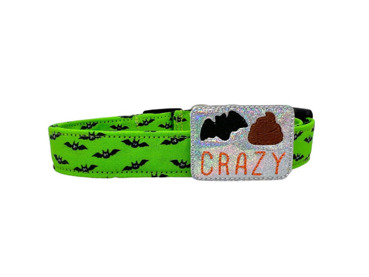 Halloween Bat Dog Collar with Embellishment