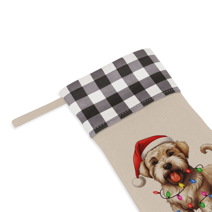 Personalized Soft Coated Wheaten Terrier Dog Christmas Stocking