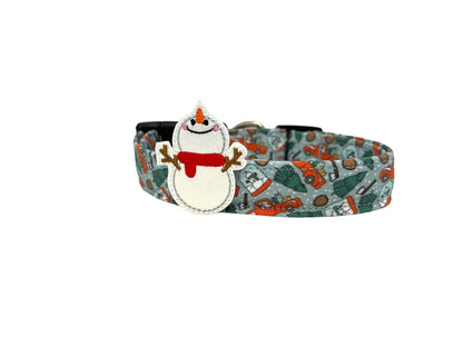 Christmas Dog Collar with Embellishment