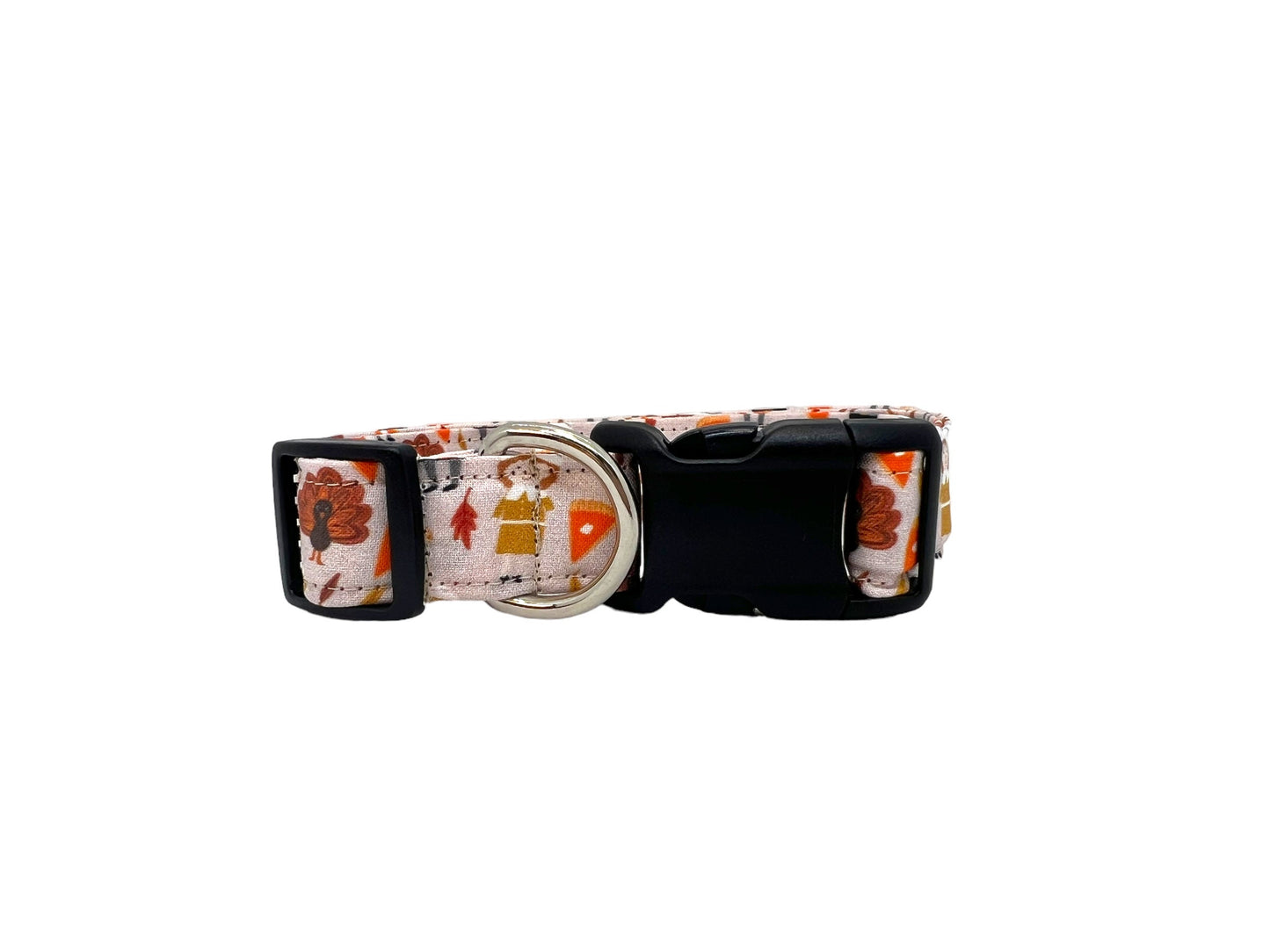 Thanksgiving Pilgrim Dog Collar with Flower