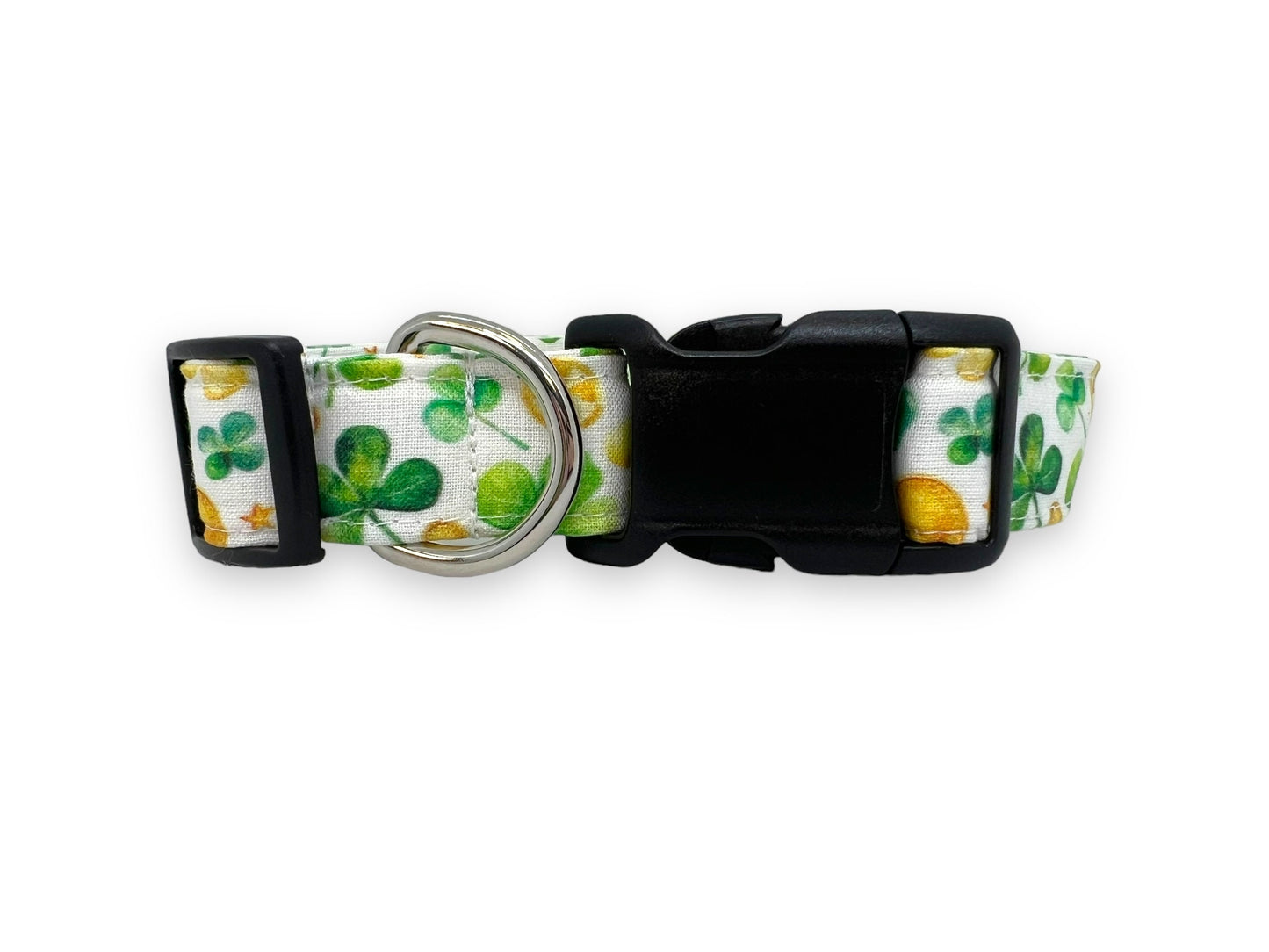 St. Patrick's Day Dog Collar with Dog Collar Flower