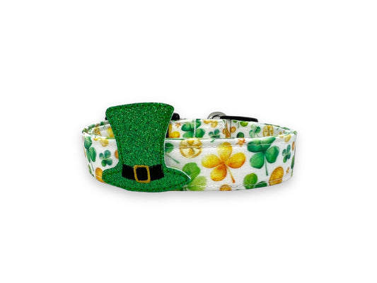 St. Patrick's Day Dog Collar with Embellishment