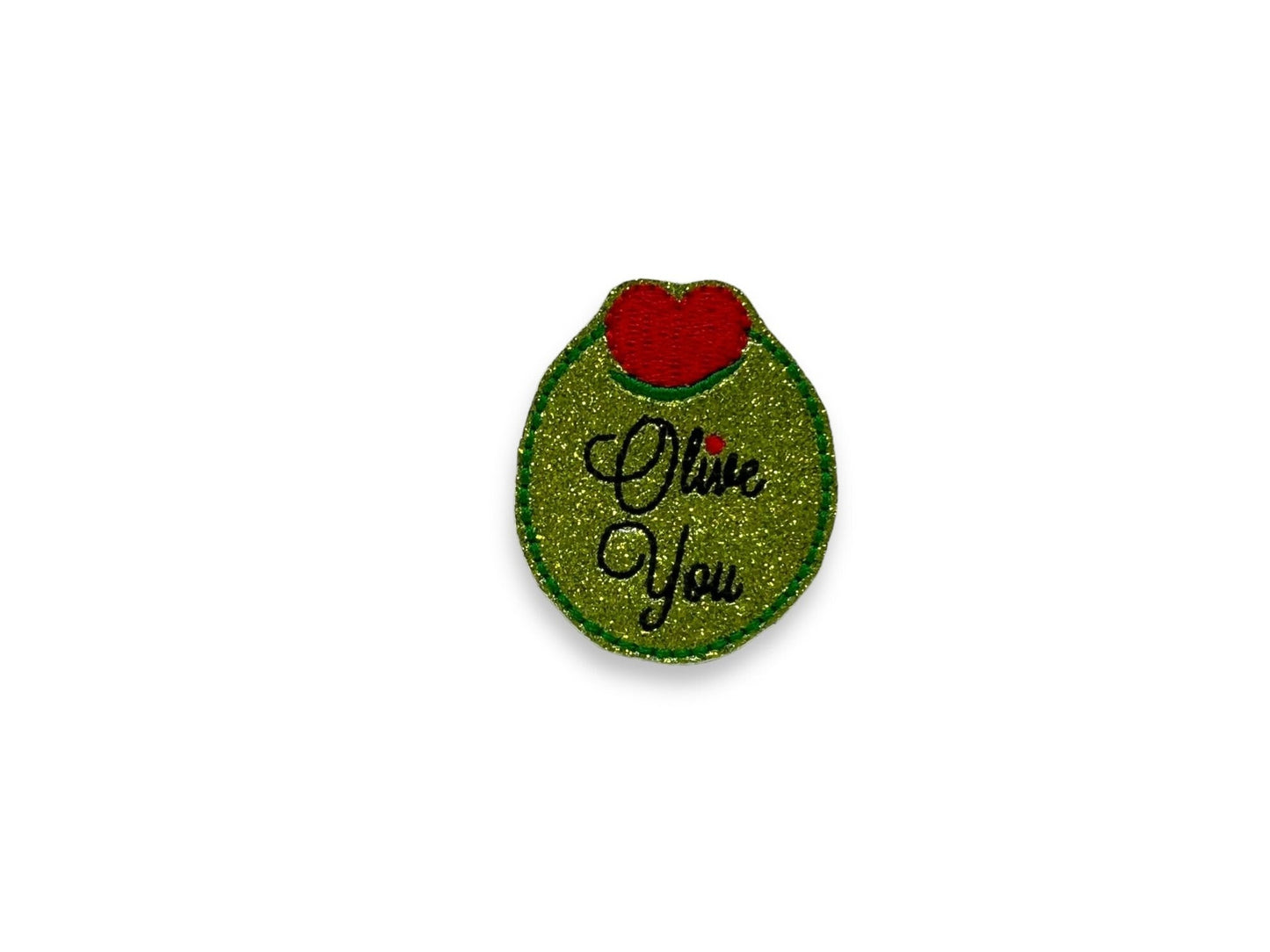 Dog Collar Embellishment, Valentine's Day Dog Collar Embellishment, Olive You Dog Collar Embellishment, Dog Collar Accessory, Valentines Dog