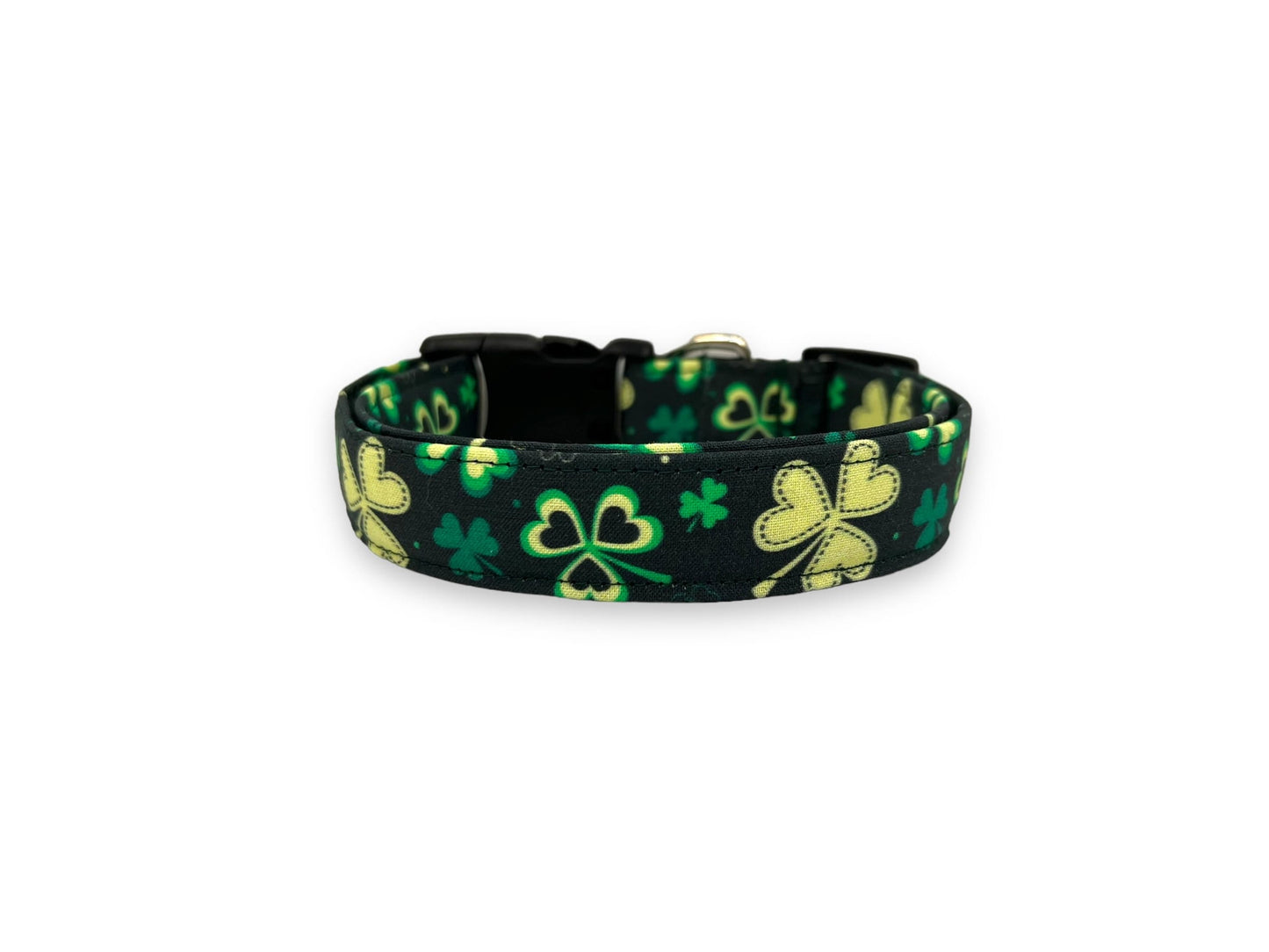 St. Patrick's Day Dog Collar With Flower