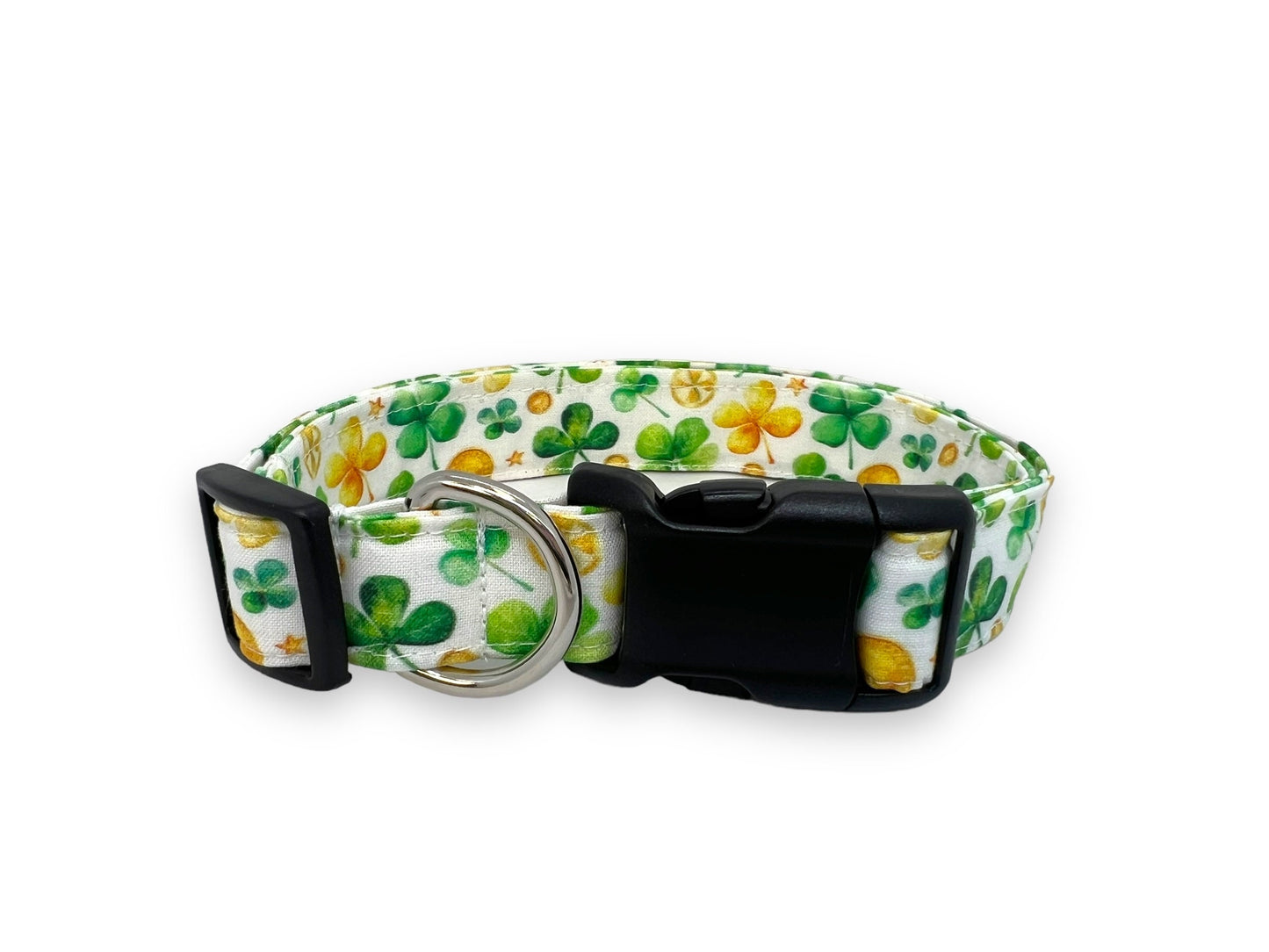 St. Patrick's Day Dog Collar with Dog Collar Flower