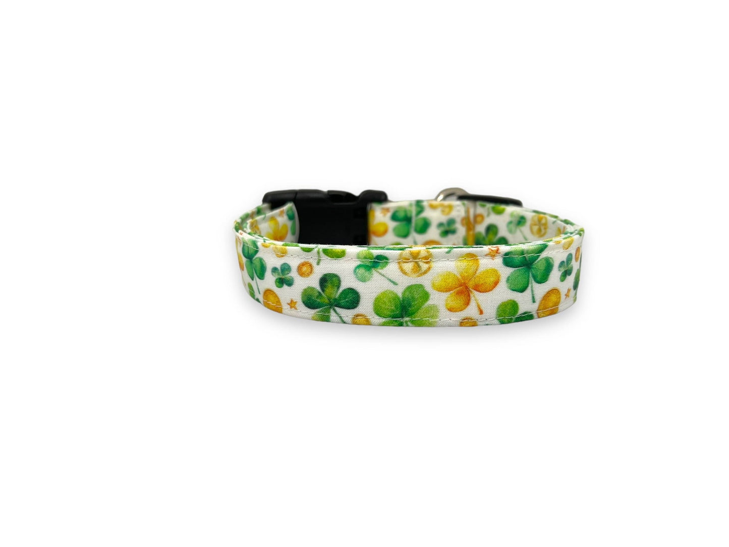 St. Patrick's Day Dog Collar with Dog Collar Flower