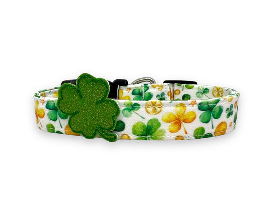 St. Patrick's Day Dog Collar with Embellishment
