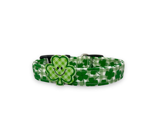 St. Patrick's Day Dog Collar With Embellishment